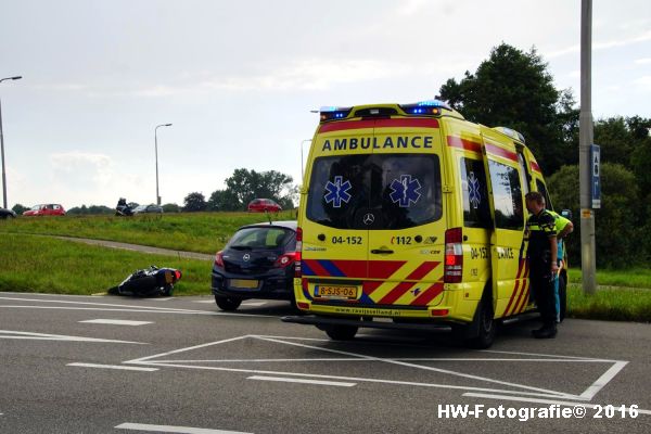 Motorrijder gewond na botsing met auto op Ordelseweg - HW-Fotografie